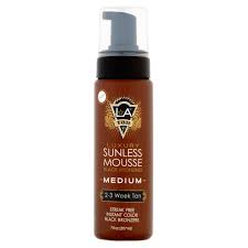 L A Tan Medium Luxury Black Bronzing Sunless Mousse 7 Fl Oz Walmart Com Walmart Com