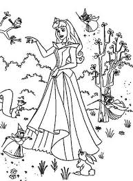 Download or print this amazing coloring page: Princess Aurora Coloring Pages Learny Kids