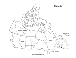 A Printable Map Of Canada Labeled With The Names Of Each Canadian Territory And Province It Is Ideal Social Studies Maps Canada Map Homeschool Social Studies