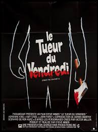 Friday the 13th Part 2 (1981) Original French Movie Poster - Original Film  Art - Vintage Movie Posters
