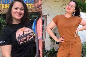 Melissa ricks shows the before and after photos of her weight loss journey. Happy In Both But Healthier In One Melissa Ricks Shares Weight Loss Snap Abs Cbn News