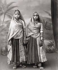 Two Hindu Women in Elaborate Jewellery -1870/85 Do you know there were 36 kinds of essential jewellery and ornaments used during Vedic era. Jewellery plays an important role in Hindu culture and
