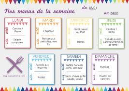 Idee De Menu D Anniversaire Simple Beautiful Nos Idees Menus Pour La Semaine 1 Le Journal D Une Mam Idee Menu Semaine Menu Semaine Famille Menu Semaine
