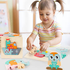 New year's day is celebrated around the world on january 1st each year. Cartoon Animal 3d Wooden Puzzle Baby Montessori Toys Toddlers Educational Wooden Jigsaw Puzzle Set For 1 2 3 Year Old Boys Girls Kid Toys 4 Us