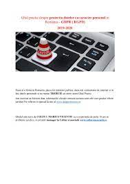 Check spelling or type a new query. Ghid Practic Despre Protectia Datelor Cu Caracter Personal In Romania Gdpr Rgpd 2019 2020 By Coltuc Si Asociatii Sai Issuu