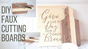 You can also purchase per image if you wish to access a particular design. Diy Faux Cutting Boards Decorative Farmhouse Kitchen Decor Youtube