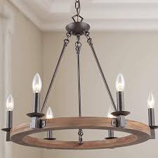 Lnc Farmhouse Chandeliers For Dining Rooms Vintage Wood Kitchen Lighting A03300 Amaz Rustic Chandelier Farmhouse Chandelier Farmhouse Chandelier Lighting