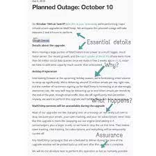 A massive worldwide internet outage has impacted major websites including amazon, the new york times, cnn, reddit, twitter, and twitch. What Are Good Examples Of An Email To Send When An It Platform Is Scheduled To Be Unavailable Because Of An Update Quora