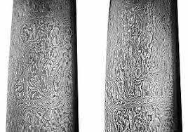 This evens out the carbon content and creates a stunning wave pattern on the blade. Damascus Steel Wikipedia
