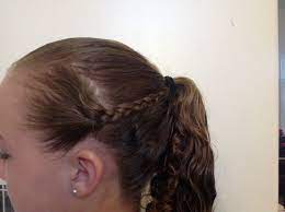 Awesome Gymnastics Hair Style You Can Even Do With Curly Hair Tumbling Gymnastics Hair Gymnastics Hair Curly Hair Styles Hair Styles