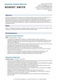 Associate Creative Director Resume Samples Qwikresume