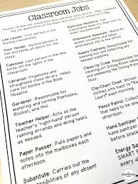 Classroom Jobs In 1st Grade The Brown Bag Teacher Classroom Jobs Classroom Economy Student Jobs