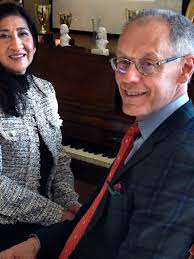 Canadian class: Drs. Vaughan quickly became orchestra fans, upporters