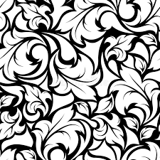 Posted in vector » flowers, grass, leaves, tree. Vintage Seamless Black And White Floral Pattern Vector Illustration Stock Vector Illustration Of Floral Pattern 60026831