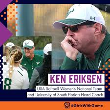 As a former Little Leaguer himself, @usasoftball and @usfsoftball Head  Coach Ken Eriksen continues to support #GirlsWithGame at every level of the  sport!