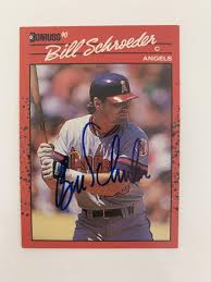 Bill Schroeder signed baseball card | EstateSales.org