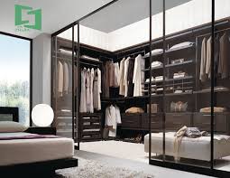 Source Modern Glass Door Design Custom Walk In Wardrobe Closet On M Alibaba Com In 2020 Luxury Closets Design Bedroom Closet Design Modern Closet Designs