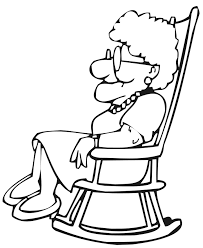 Coloring pages are fun for children of all ages and are a great educational tool that helps children develop fine motor skills, creativity and color recognition! Old Lady Coloring Page Coloring Home