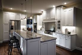 Kitchen Counter Design In White Furnished With Black High Chairs Kitchen Island With Sink Kitchen Island Bar Kitchen Island Bar Height