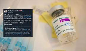 In the global race to find effective. Malaysia Reviewing Use Of Astrazeneca Vaccine After Ema Findings