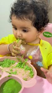How I started Baby Led Weaning (BLW) || Shared two new different recipes-  Spinach Pancake & Spinach Chicken 💚🧿🌼❤️, #Babyledweaning #daisy #aura  #shreani , [motherhood, love, bond, babygirl, ...