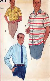 1950s Mens Button Down Office Or Casual Shirt Men Fashion Casual Shirts Casual Shirts 1950s Fashion Menswear