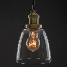 Clear Acrylic Copper Bronze Pendant Fixture Sunlite Lighting Interiordesign Pendant Fixture Edison Light Bulbs Vintage Edison Bulbs