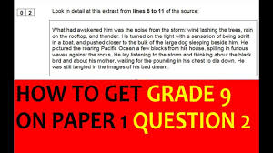 This resource is for students taking aqa gcse english language, it goes through everything you need to know for paper 1 section a q4. Gcse English Language Paper 1 Q2 The Language Question Youtube