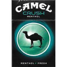 We will more than likely be switching brands. Camel Crush Menthol Box