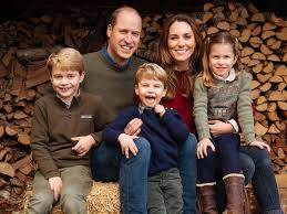 The young prince stood for the national anthem with his parents at the start of the game. Prince William Kate Middleton Release 2020 Family Christmas Photo