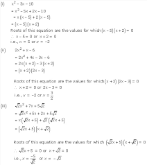 Ncert Solutions For Class 10 Maths Chapter 4 Quadratic Equations Ex 4 2 A Pluse Topper Com Quadratics Maths Ncert Solutions Quadratic Equation