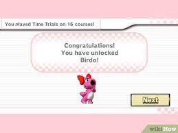 Birdo isn't hard to unlock, all you need to do is to play on 16 time trial courses! Como Desbloquear Todos Los Personajes En Mario Kart Wii