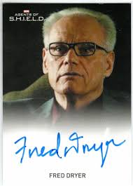 MARVEL: AGENTS OF SHIELD SEASON 2 FRED DRYER OCTAVIAN BLOOM AUTOGRAPH EL  HUNTER
