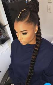 Love Her Hair Stule Afro Curly Black Woman Braid Braids Hair Bun Crochet Chignons Afro Coiffure Chignon Africain