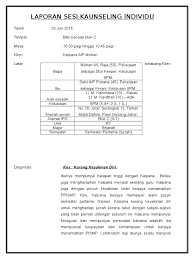 Check spelling or type a new query. Laporan Sesi Kaunseling Individu