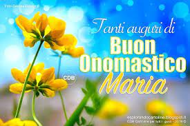 Pin Di Grazia Maria Su Auguri Buon Onomastico Onomastico Cartoline