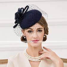 49 49 Women S Wool Silk Net Headpiece Wedding Special Occasion Casual Fascinators Hats 1 Piece Wedding Hats Stylish Hats Fascinator Hats