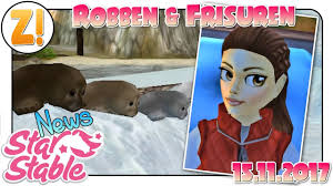 Manchmal geht leider auch bei den promis etwas total daneben. Star Stable Update Sso Die Robben Sind Zuruck Neue Frisuren Update 15 11 2017 Youtube