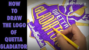 Maybe you would like to learn more about one of these? How To Draw The Logo Of Quetta Gladiators Speed Drawing Youtube