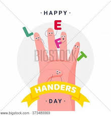 History of left handers day. Happy International Vector Photo Free Trial Bigstock
