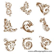 Acanthus Leaves Vector Set Decorative Elements For Home Decor Ai Eps Svg Png Mandala Tatuaggi