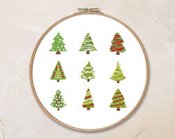 Save 40% on these cd bundles of cross stitch patterns. Christmas Tree Cross Stitch Pattern Pdf Holiday Tree Winter Etsy
