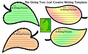 The Giving Tree Lesson Plans Shel Silverstein The Giving Tree Lesson Plans Writing Response
