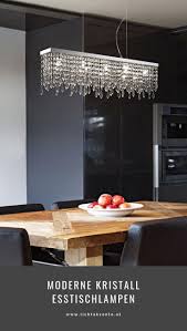 Ideal Lux Kristall Pendelleuchte Giada Clear Esstisch Beleuchtung Pendelleuchte Lampen Esszimmer