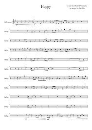 All our trumpet sheet music arrangements contain accompaniment parts. Happy Arranged Trumpet Sheet Music For Trumpet Solo Musescore Com