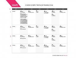 12 Week Olympic Triathlon Training Plan Olympic Triathlon Training Plan Triathlon Training Plan Olympic Triathlon