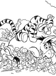 Tigger from winnie the pooh coloring pages. Winnie The Pooh Coloring Page Tigger And Eeyore All Kids Network