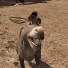 Shrek drinks the potion shrek and donkey are surprised. Shrek Donkey Smile Gifs Tenor