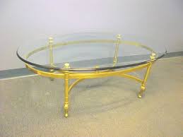 Ethan allen oval coffee table by ethan allen. Maison Jansen Style Solid Brass Italian Coffee Table Etsy Coffee Table Brass Coffee Table Nyc Apartment Decorating