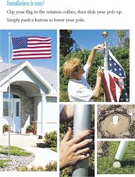 How to install a 30 foot flagpole. Telescoping Flagpole Americanlegionflags Com